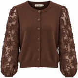 Vest Philou - Mesh Sleeve bruin 