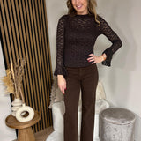 Top -  Fleur Kant Brown                  