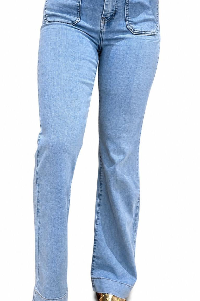Wide Leg Jeans - June Blue