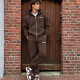 Heren Jogging Set - Bruin