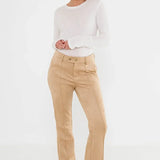 ZIZO - Pia broek suèdine camel