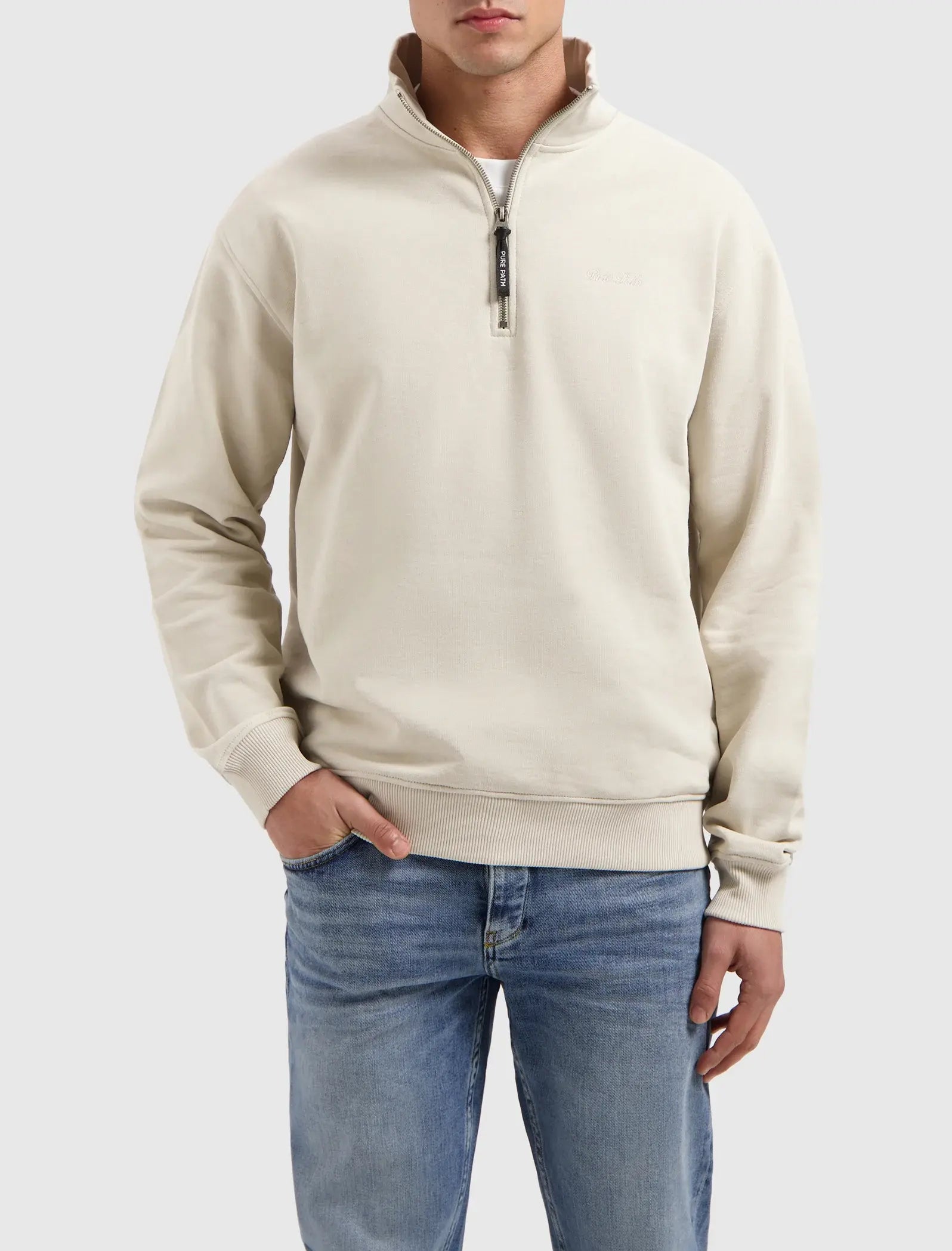 Pure Path - Zip Sweater - loose Fit