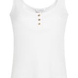 Tramontana - Rib Singlet Button Detail