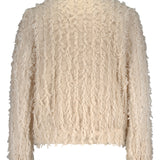 Tramontana - Fancy Frilled Jacket Stone Melange