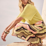Tramontana - Maxi skirt Sunset desert