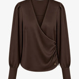Nikkie - Aivy blouse Chocolate Chip