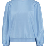 Tramontana - Coated sweater Lichtblauw