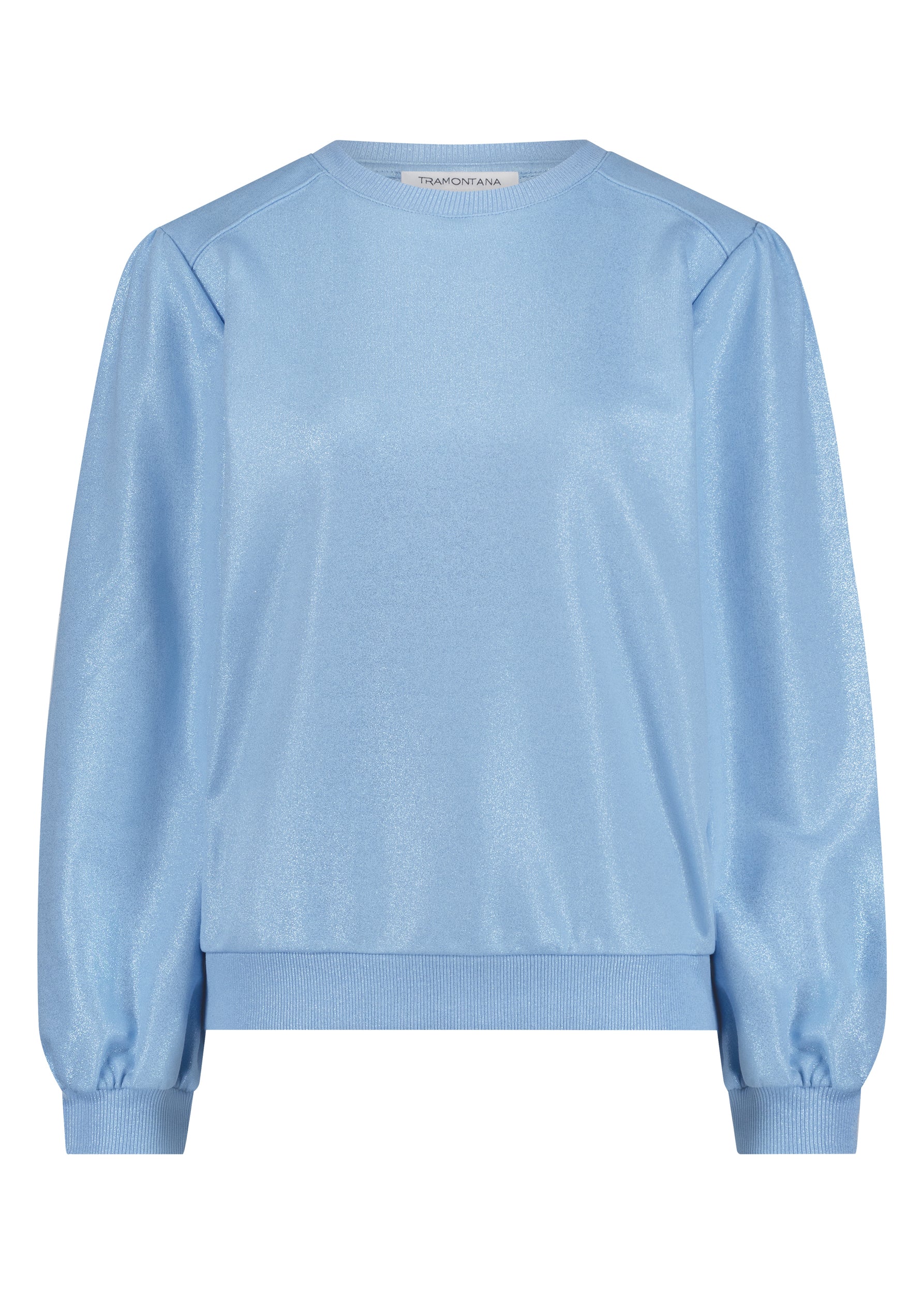 Tramontana - Coated sweater Lichtblauw
