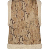 Tramontana - Gilet Snake Bonded Suedine