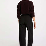 Morgan - Straight pantalon Poya Zwart
