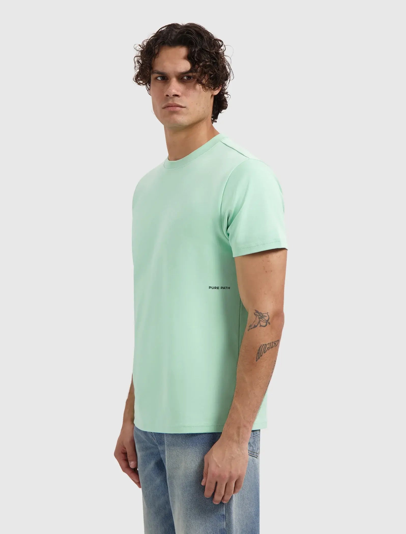 Pure Path - Sideline Wordmark T-Shirt Mint