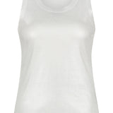 Tramontana - Coated Rib Singlet Silver