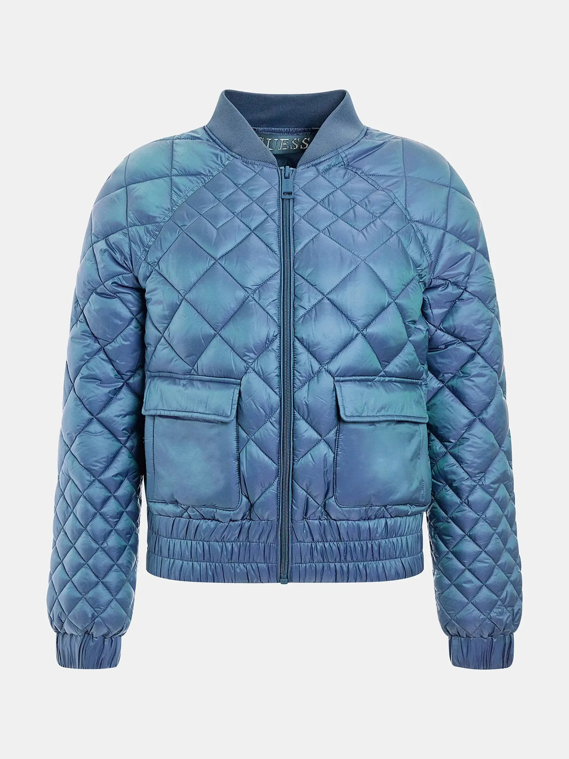 Guess jake quilted bomber jacket sales