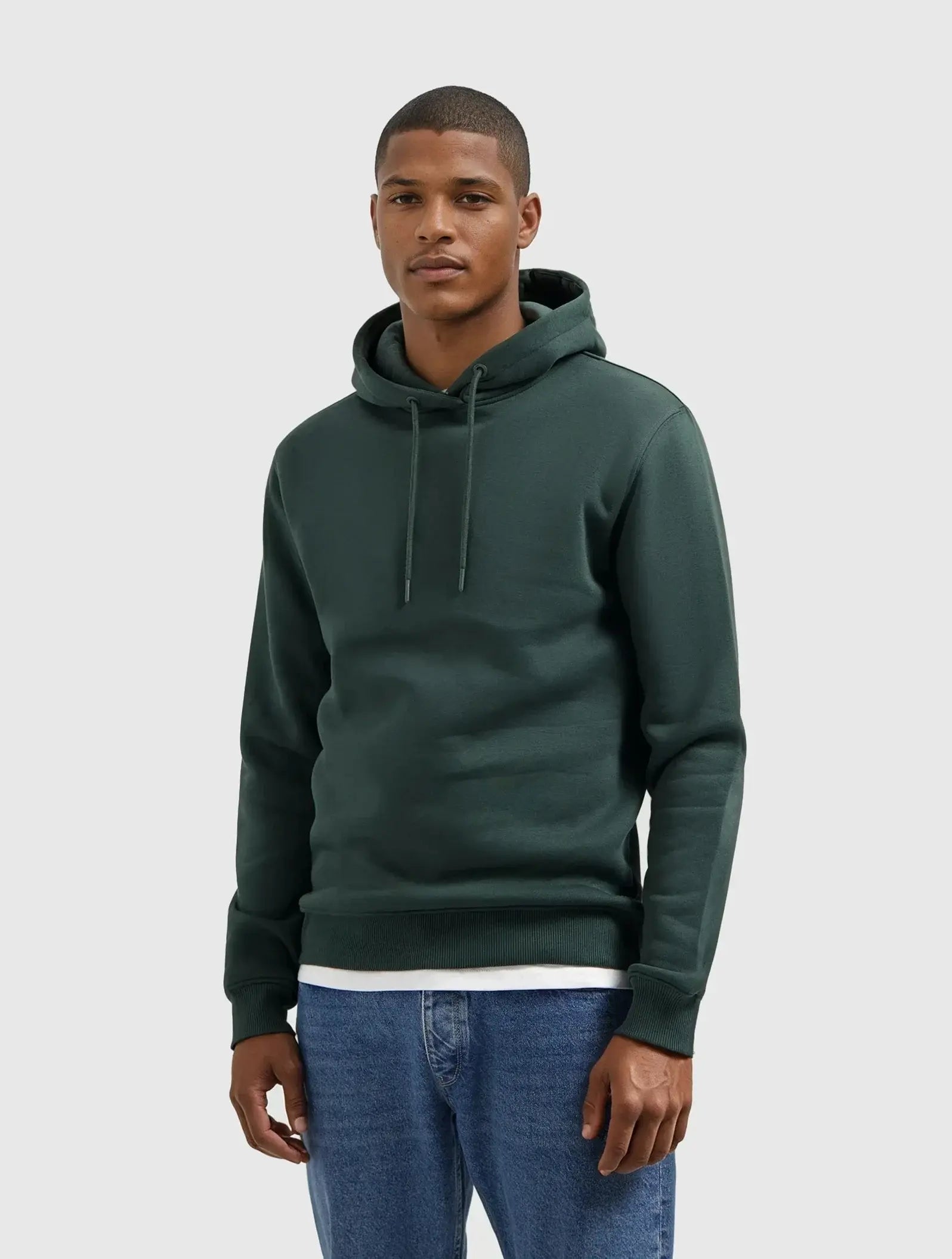 Pure Path - Essential Logo Hoodie Dark Green