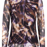 Tramontana - Mesh Top Winter eclipse paars