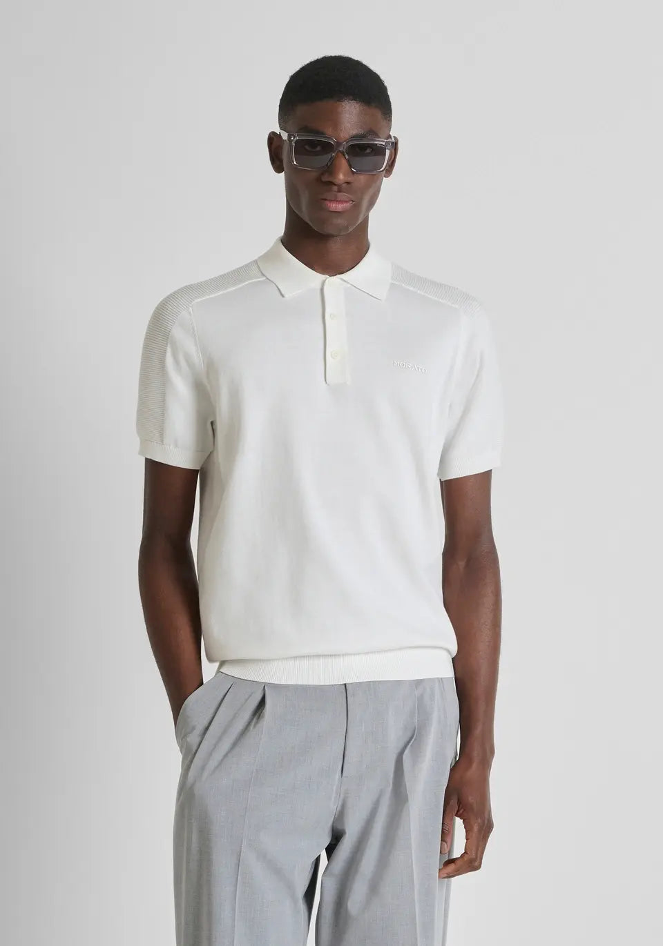 Antony Morato - Polo Knit Off-White 583