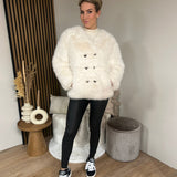 Fake fur Jacket - Rosie Winter White