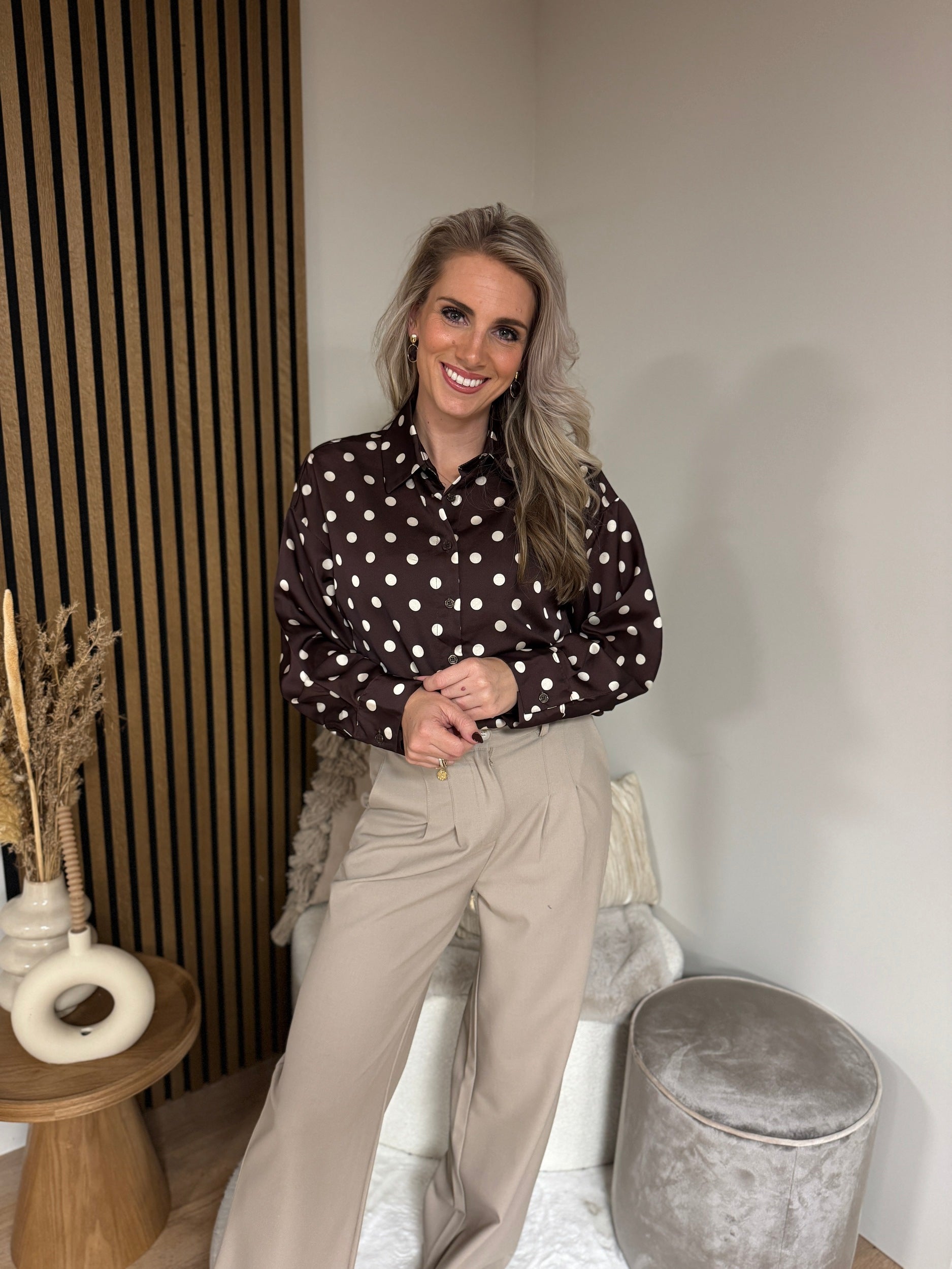 Blouse - Fleur Brown