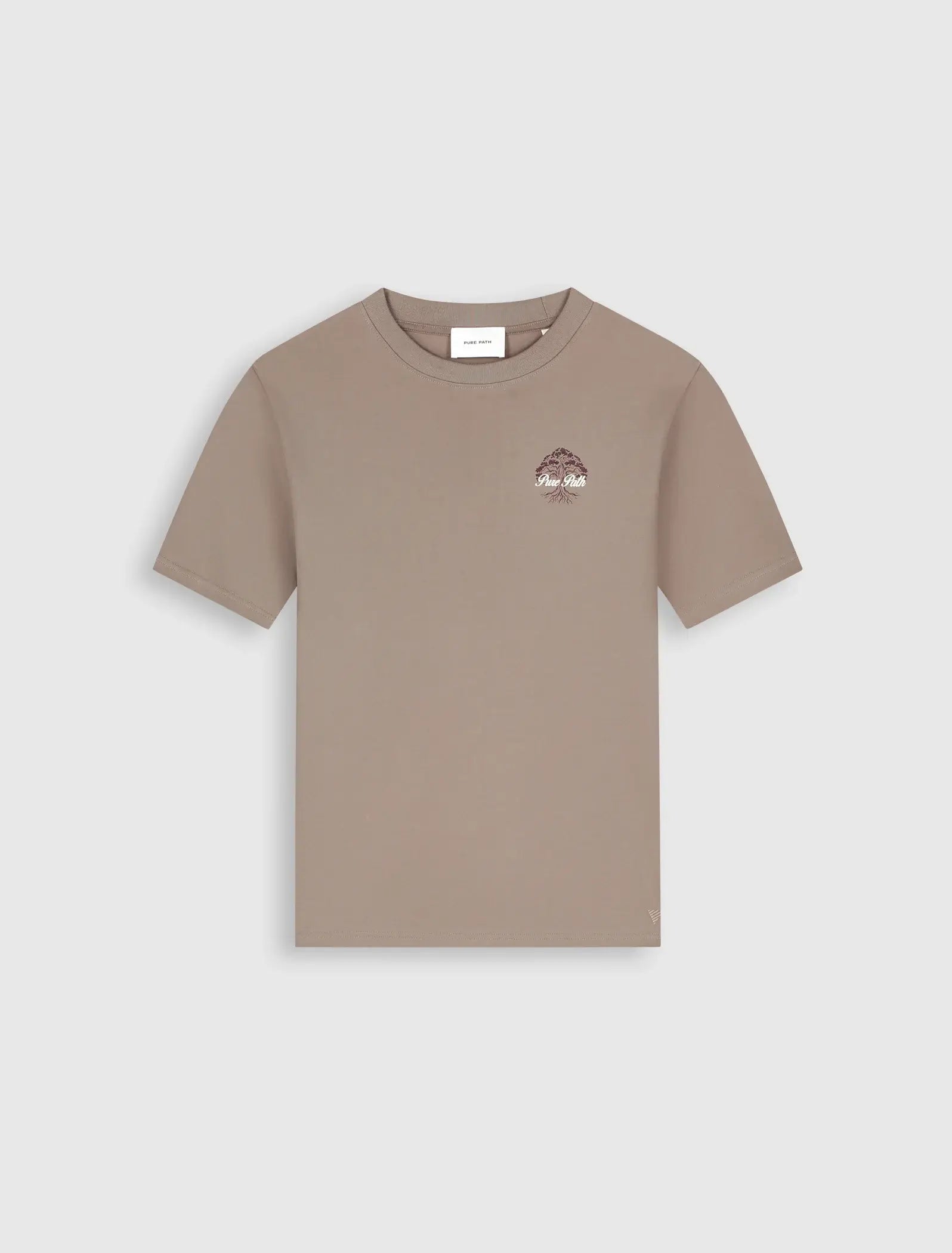 Pure Path - Rooted Tree T-shirt Taupe