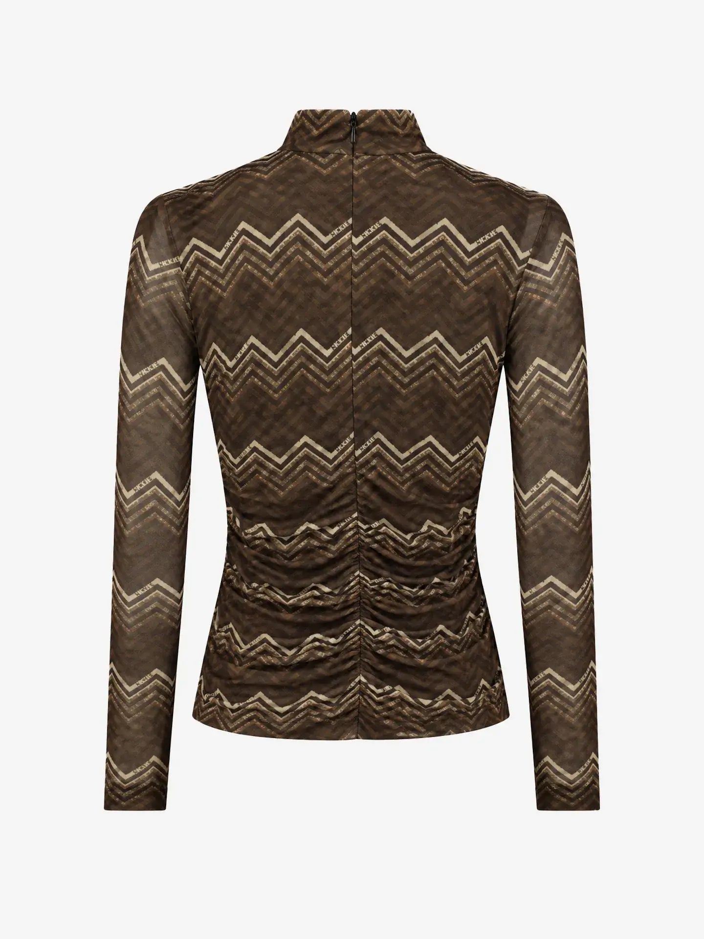 Nikkie - Ariva mesh top Chocolate martini