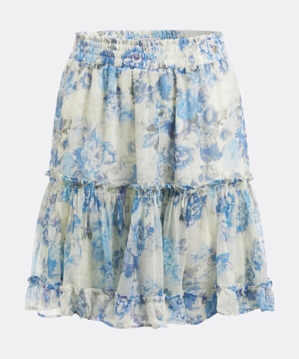 Guess - Flower Skirt Blue