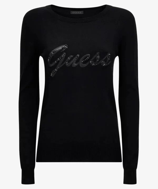 Guess - Liliane sweater logo strass