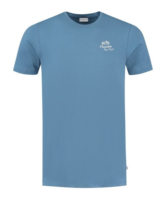 PureWhite - T-Shirt Blue