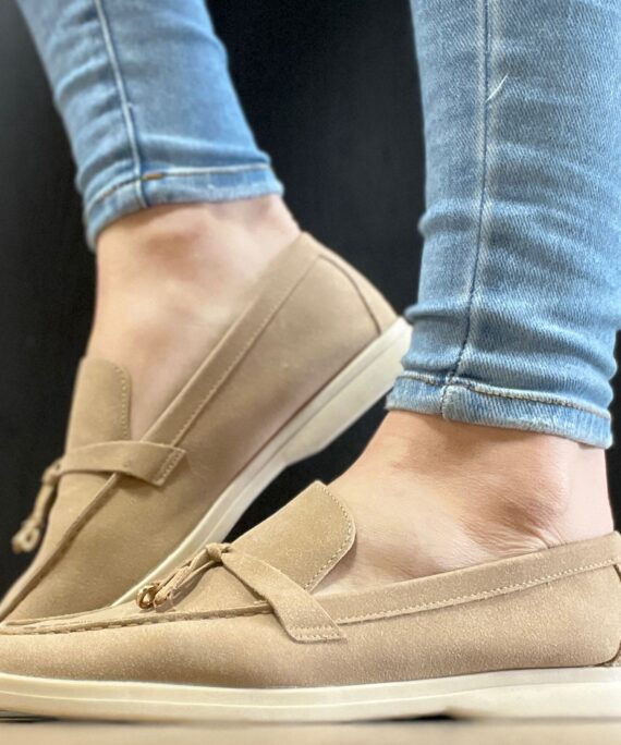 Loafers  - Beige