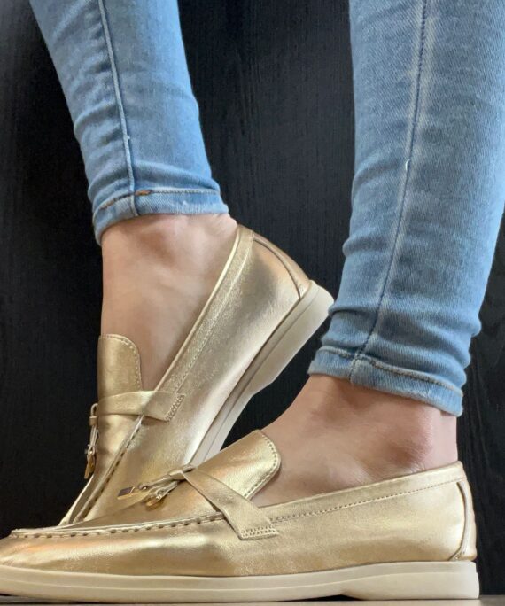 Loafers  - Gold