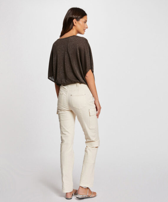 Morgan - High-waisted cargo trousers
