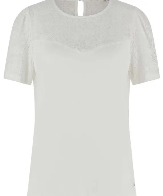 Tramontana - Top Jersey Lace S/S